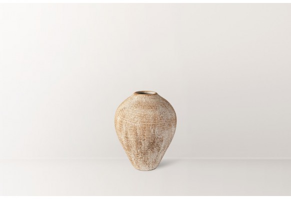 ELYSİUM DOKULU TERRACOTTA VAZO