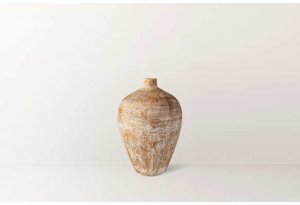 ETERNA DOKULU TERRACOTTA VAZO
