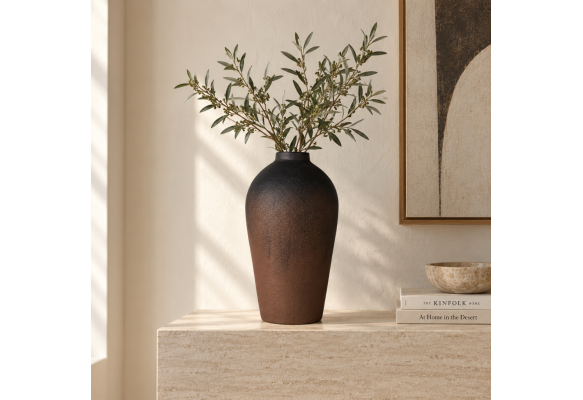 LUCİA DOKULU TERRACOTTA VAZO