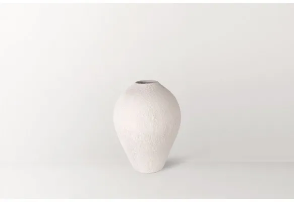 VALENTINA TEXTURED TERRACOTTA VASE